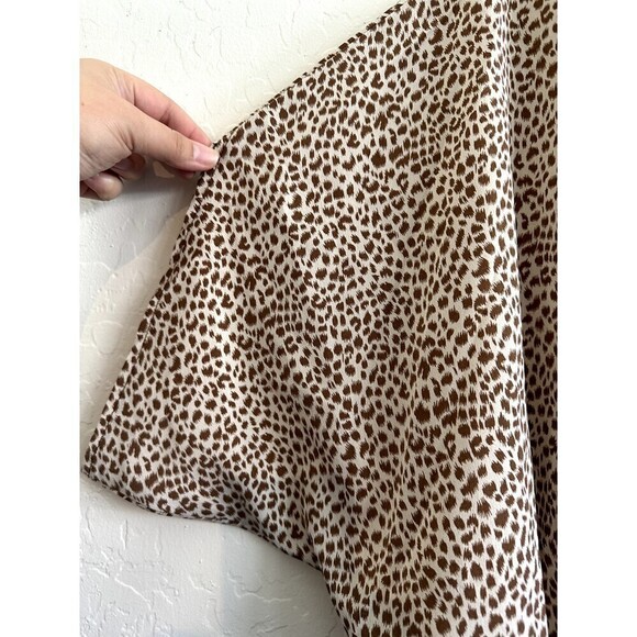 Shein Woman's Pullover Animal Print Top Size L Boho Office Beachy Work Western - Picture 11 of 14
